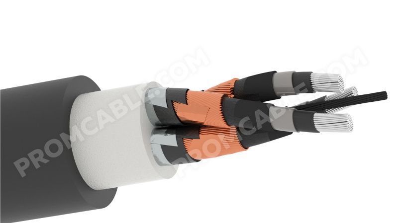 АПвПу2г 3х120/50 - 10кВ